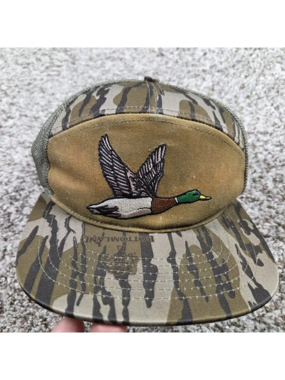 Roost Waterfowl Camo Duck Hunting Snapback Trucker Hat
